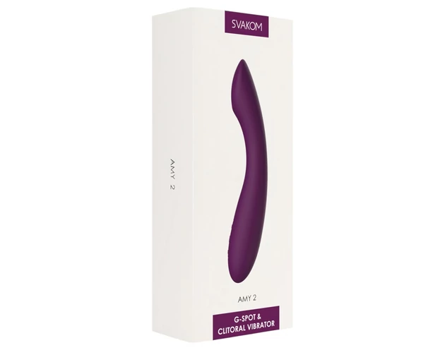 Svakom Amy 2 - akkus, vízálló G-pont vibrátor (viola)