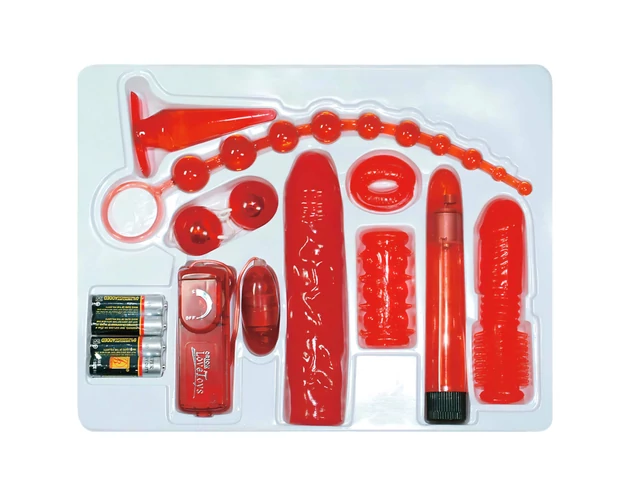 You2Toys - Vörös rózsák - vibrátoros készlet (9 részes)