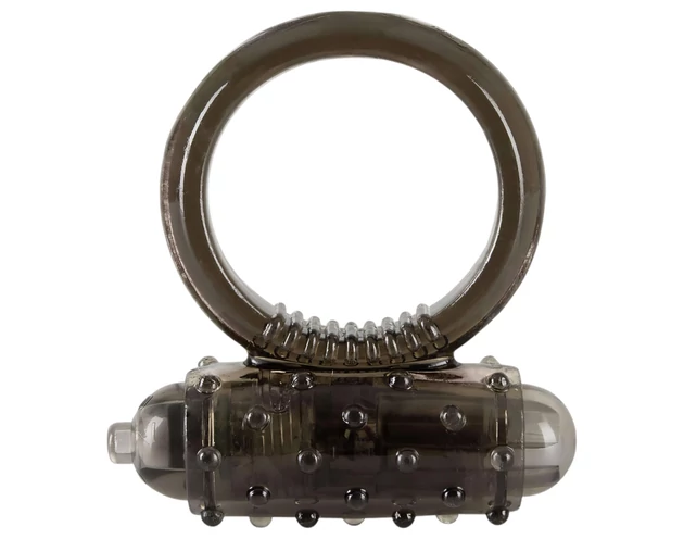 You2Toys - szilikon vibrációs péniszgyűrű - fekete