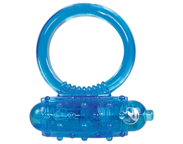 You2Toys - szilikon vibrációs péniszgyűrű (kék)