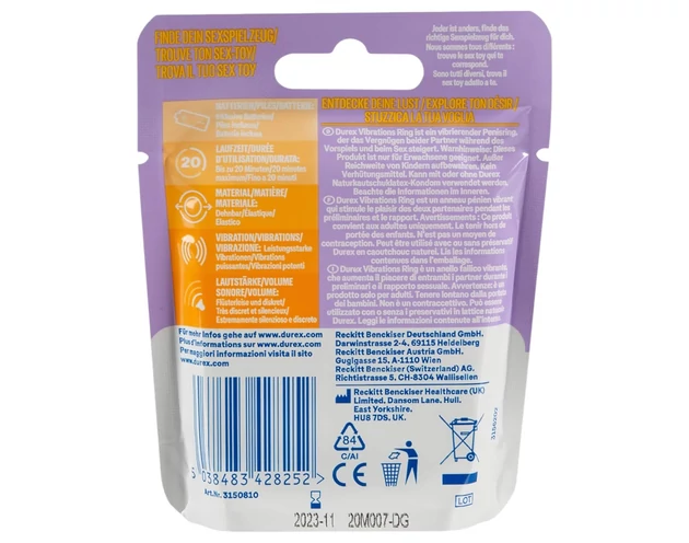 Durex - vibrációs péniszgyűrű