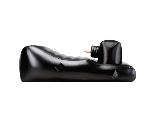 Louisiana Lounger - szexgép beépített vibrátorral (fekete)