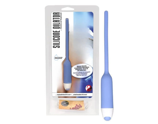 You2Toys - Kis, szilikon vibrációs dilátor - kék