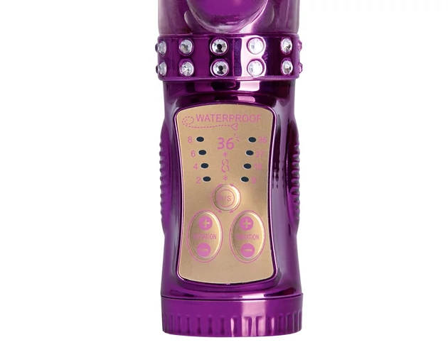 You2Toys - Gyémánt affér vibrátor - metálrózsaszín (USB-s)