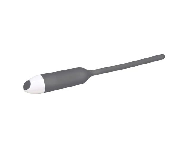 You2Toys - DILATOR - szilikon húgycső vibrátor - szürke (6mm)