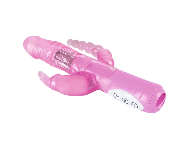 You2Toys - 3-as hatás vibrátor - rózsaszín