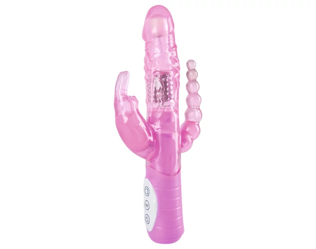 You2Toys - 3-as hatás vibrátor - rózsaszín