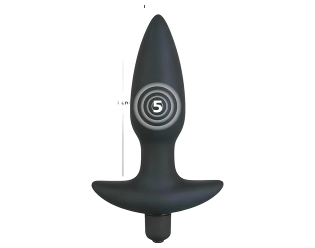 Black Velvet anál plug vibrátor - közepes