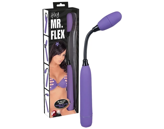 You2Toys - Mr. Flex - kéjpálca vibrátor (lila-fekete)