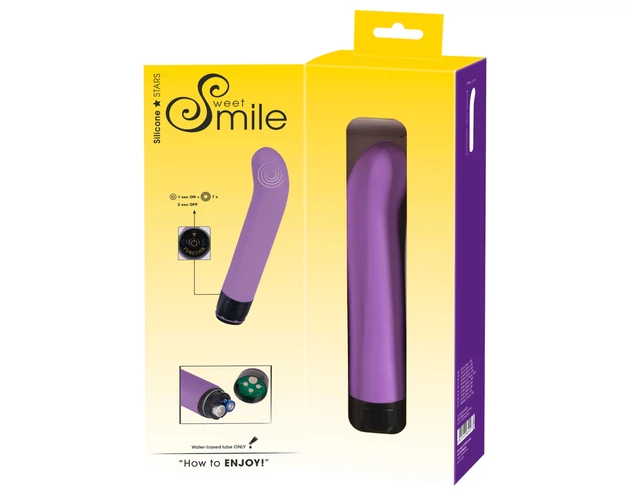 SMILE Genius - G-pont vibrátor (lila)