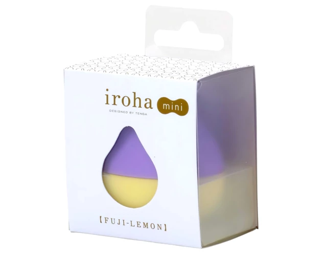 TENGA Iroha mini - mini csikló vibrátor (lila-sárga)