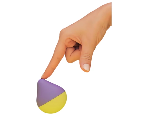 TENGA Iroha mini - mini csikló vibrátor (lila-sárga)
