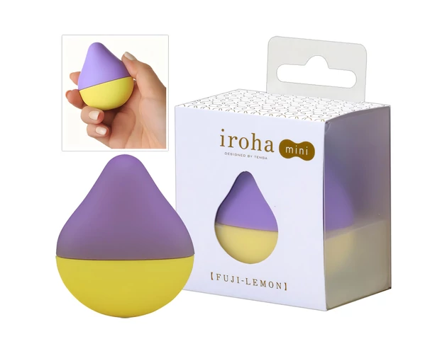 TENGA Iroha mini - mini csikló vibrátor (lila-sárga)