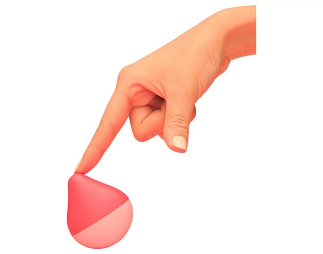 TENGA Iroha mini - mini csikló vibrátor (korall-barack)