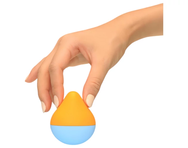 TENGA Iroha mini - mini csikló vibrátor (narancs-kék)