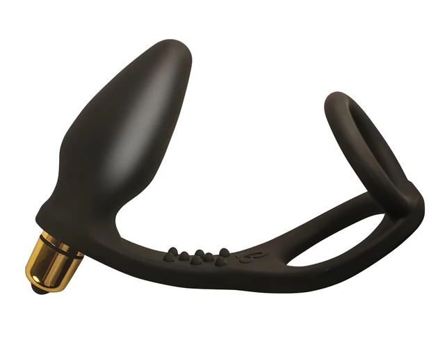 RO-ZEN dupla péniszgyűrű és anál vibrátor