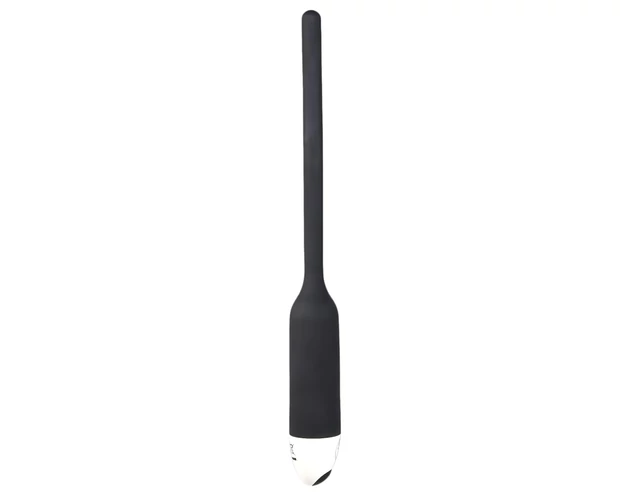 You2Toys - DILATOR - szilikon húgycsővibrátor - fekete (8mm)