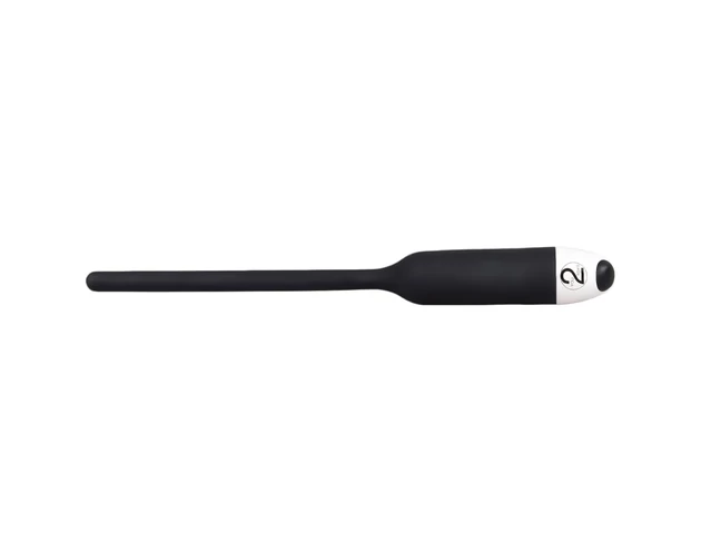 You2Toys - DILATOR - szilikon húgycsővibrátor - fekete (8mm)
