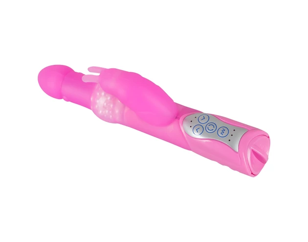 SMILE Pearly Rabbit - gyöngyös vibrátor (pink)