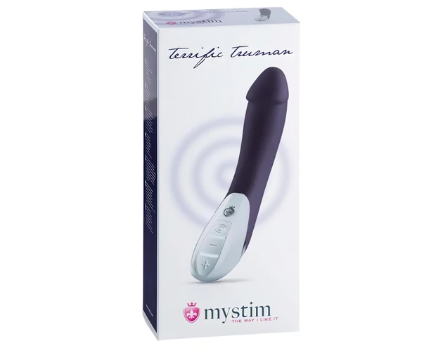 mystim Terrific Truman - 2 motoros vibrátor (kék)