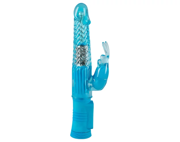 You2Toys - Sugar Babe - gyöngyös, nyuszis vibrátor (kék)