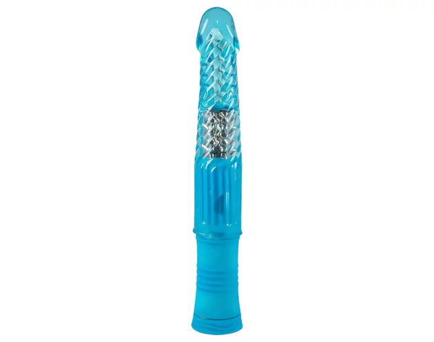 You2Toys - Sugar Babe - gyöngyös, nyuszis vibrátor (kék)