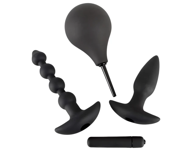Black Velvet anál vibrátor készlet (4 részes)