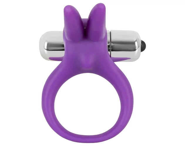 SMILE Rabbit - vibrációs péniszgyűrű (lila)