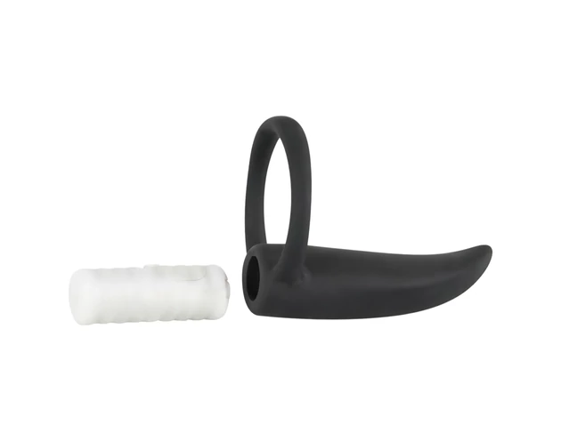 Black Velvet vibrációs péniszgyűrű (fekete)