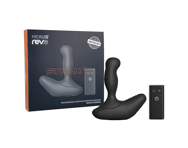 Nexus Revo Stealth - távirányítós, forgó prosztata vibrátor