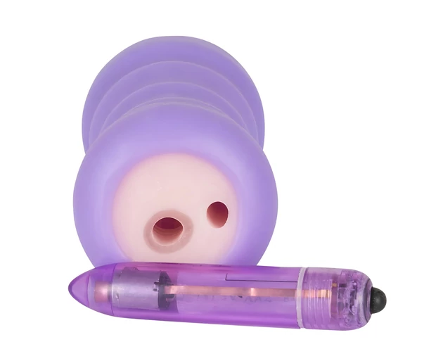 You2Toys - Gina - vibráló puncija (natúr-lila)