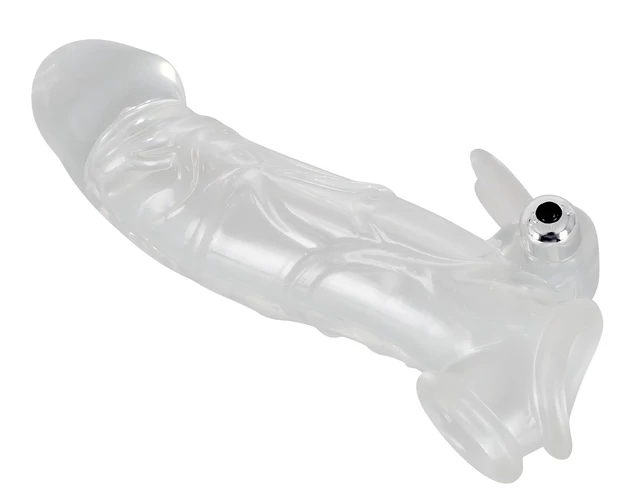 Crystal Skin - rezgő hosszabbító péniszköpeny