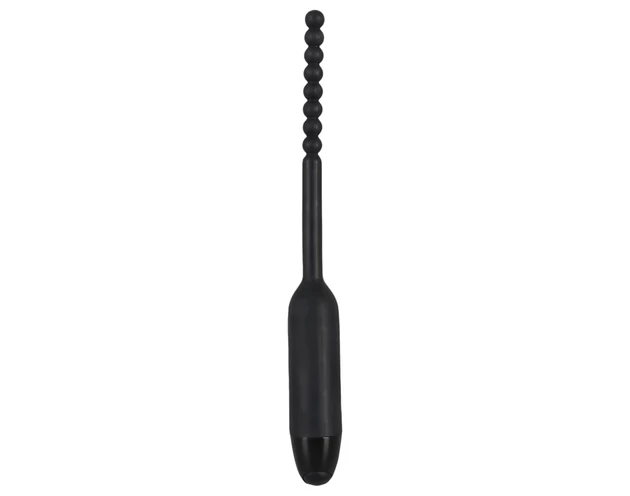 You2Toys Pearl Dilator - gömbös húgycső vibrátor - 0,8cm (fekete)