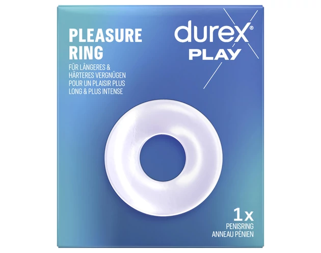 Durex Pleasure Ring - péniszgyűrű (átlátszó)