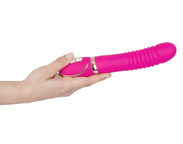 Vibe Couture Pleats - Bordás vibrátor (pink)