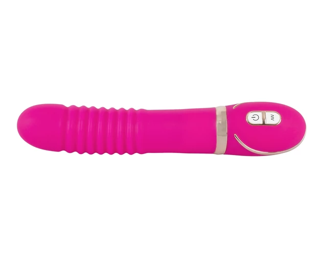 Vibe Couture Pleats - Bordás vibrátor (pink)