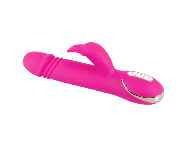 Vibe Couture Rabbit Skater - Nyuszis, lökő vibrátor (pink)