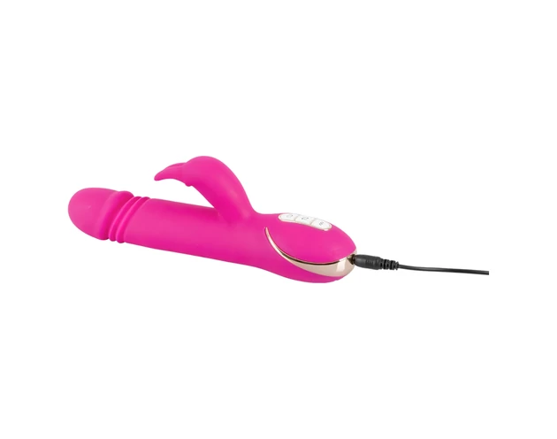 Vibe Couture Rabbit Skater - Nyuszis, lökő vibrátor (pink)