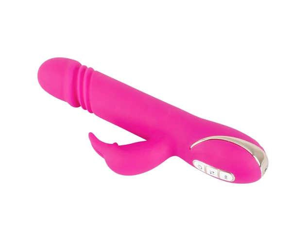 Vibe Couture Rabbit Skater - Nyuszis, lökő vibrátor (pink)