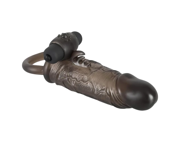 Rebel Slim - vibrációs péniszköpeny (16cm)