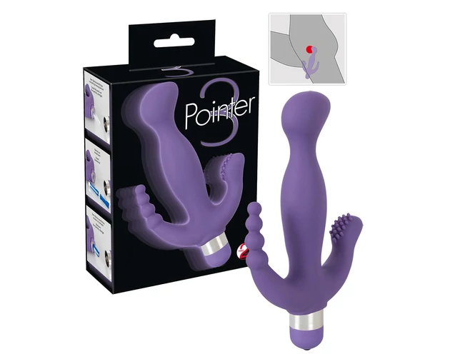 You2Toys - Pointer - Hármas élvezet vibrátor (lila)