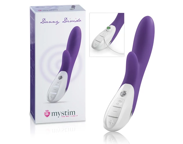 mystim Danny Divido - csiklóizgató vibrátor (lila)