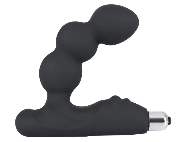 Rebel - gömbös prosztata vibrátor (fekete)