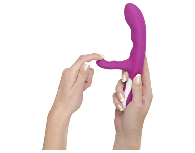 Javida - melegítő csiklóizgató vibrátor (pink)