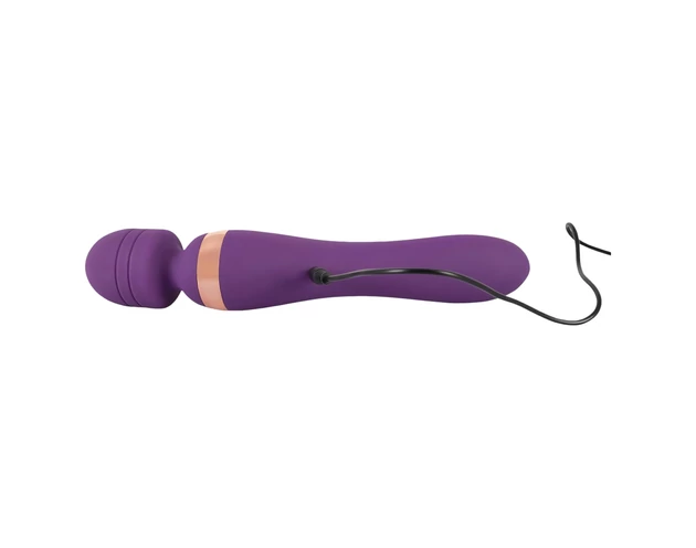 Javida Double - masszírozó vibrátor (lila)