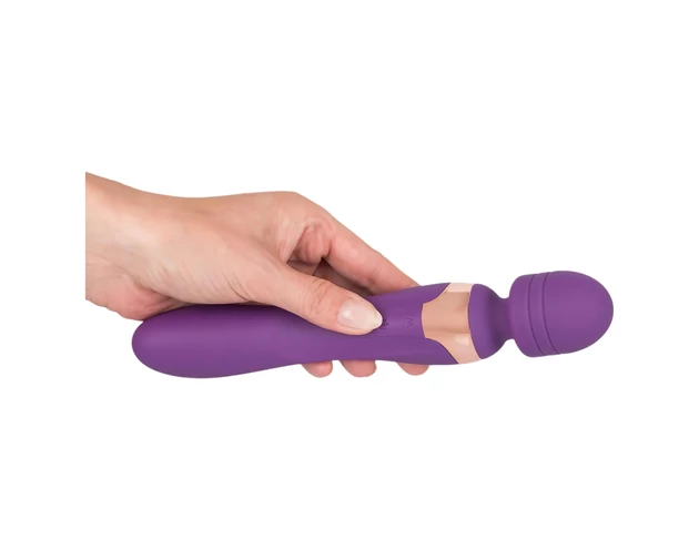 Javida Double - masszírozó vibrátor (lila)