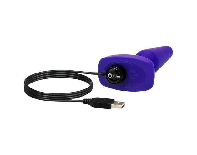 b-Vibe trio - 3 motoros anál vibrátor (lila)