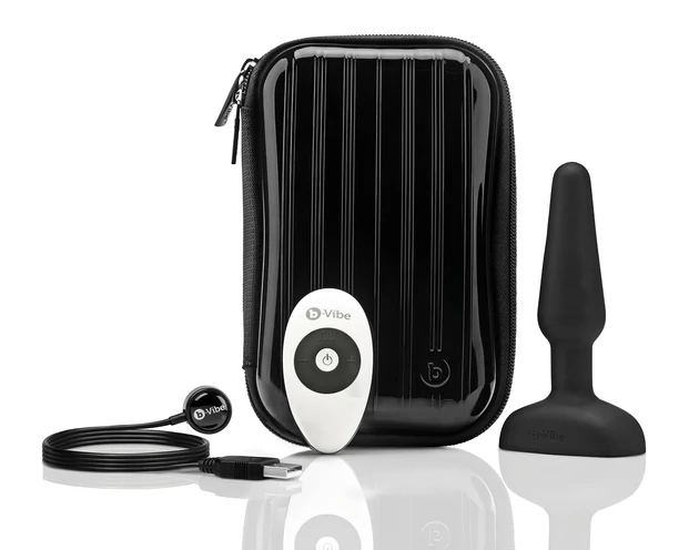 b-Vibe trio - 3 motoros anál vibrátor (fekete)