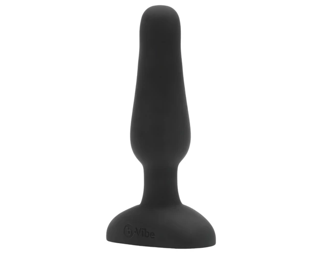 b-Vibe Novice - kezdő anál vibrátor (fekete)