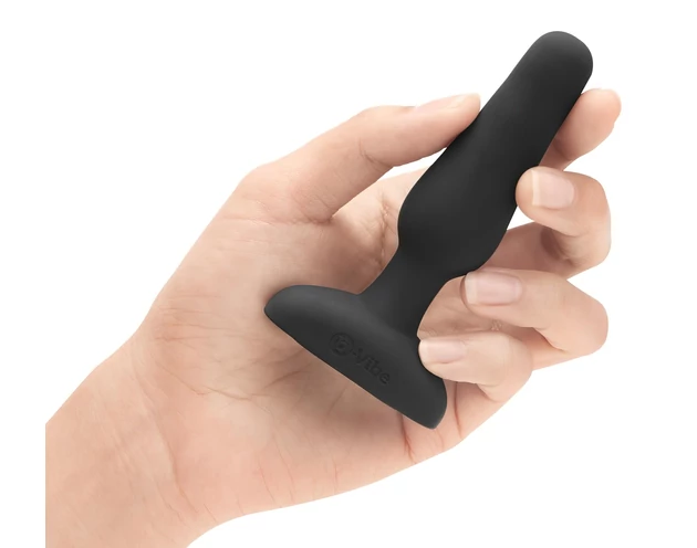 b-Vibe Novice - kezdő anál vibrátor (fekete)